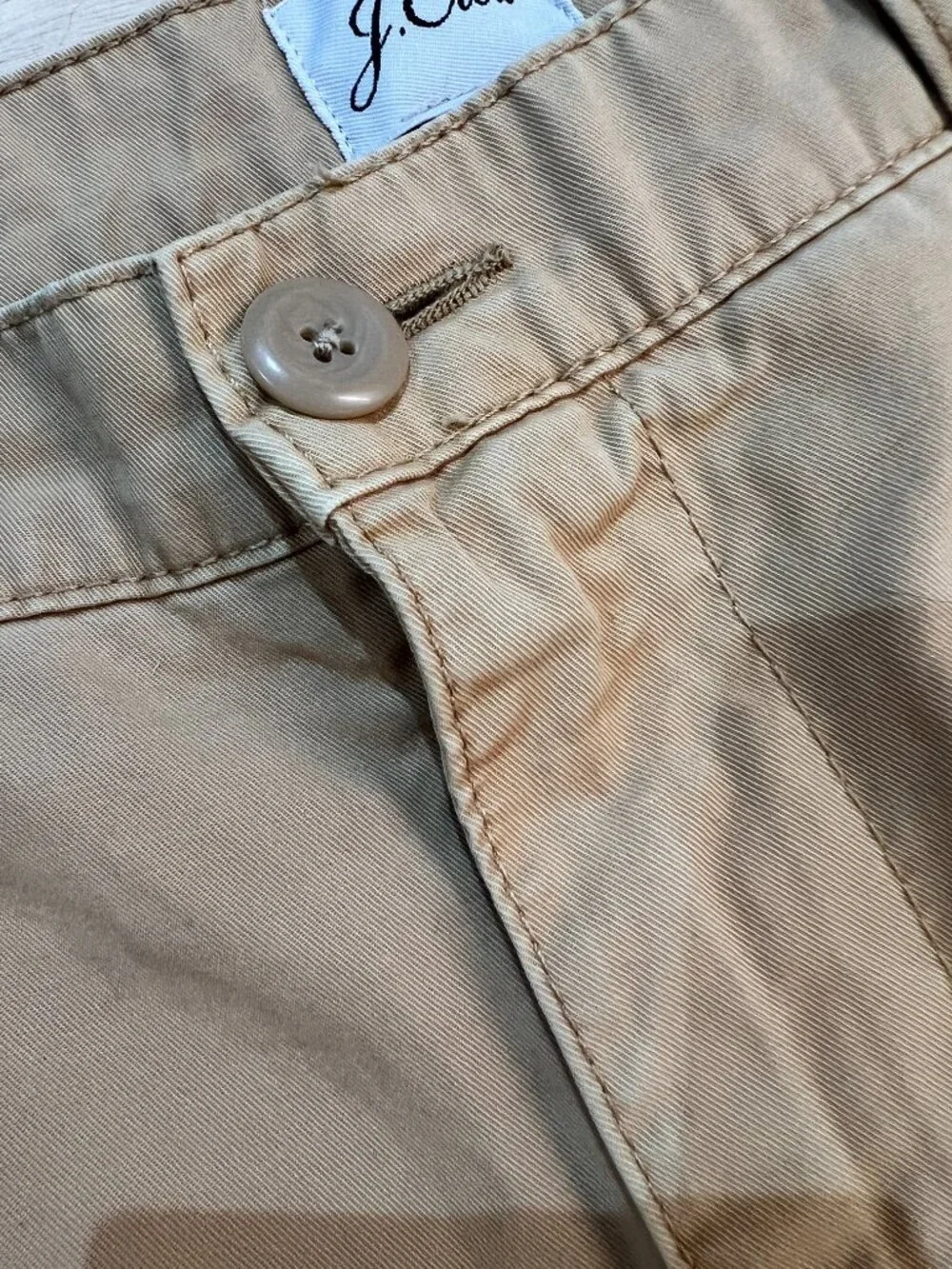 J.Crew Slouchy Boyfriend Chino Pants Khaki Tan Size 24